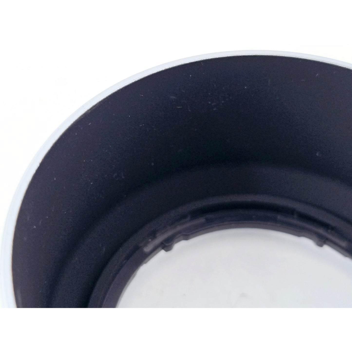 [Pre-owned] Olympus Pen LH-40B Lens Hood Silver for M.Zuiko Digital 45mm F1.8 — MINT — Japan #4088