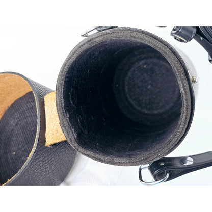 [Pre-owned] Fujica 200mm F4.5 Lens Hard Case (Black) — Near MINT — Japan #4336