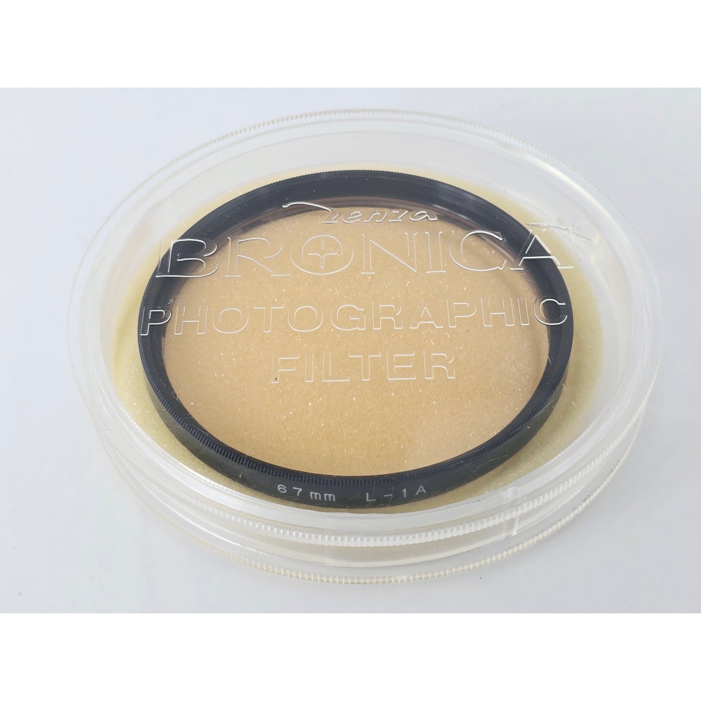 [Pre-owned] Zenza Bronica 67mm L1A Photo Graphic Lens Filter — Near MINT — Japan #4962