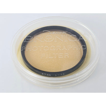 [Pre-owned] Zenza Bronica 67mm L1A Photo Graphic Lens Filter — Near MINT — Japan #4962
