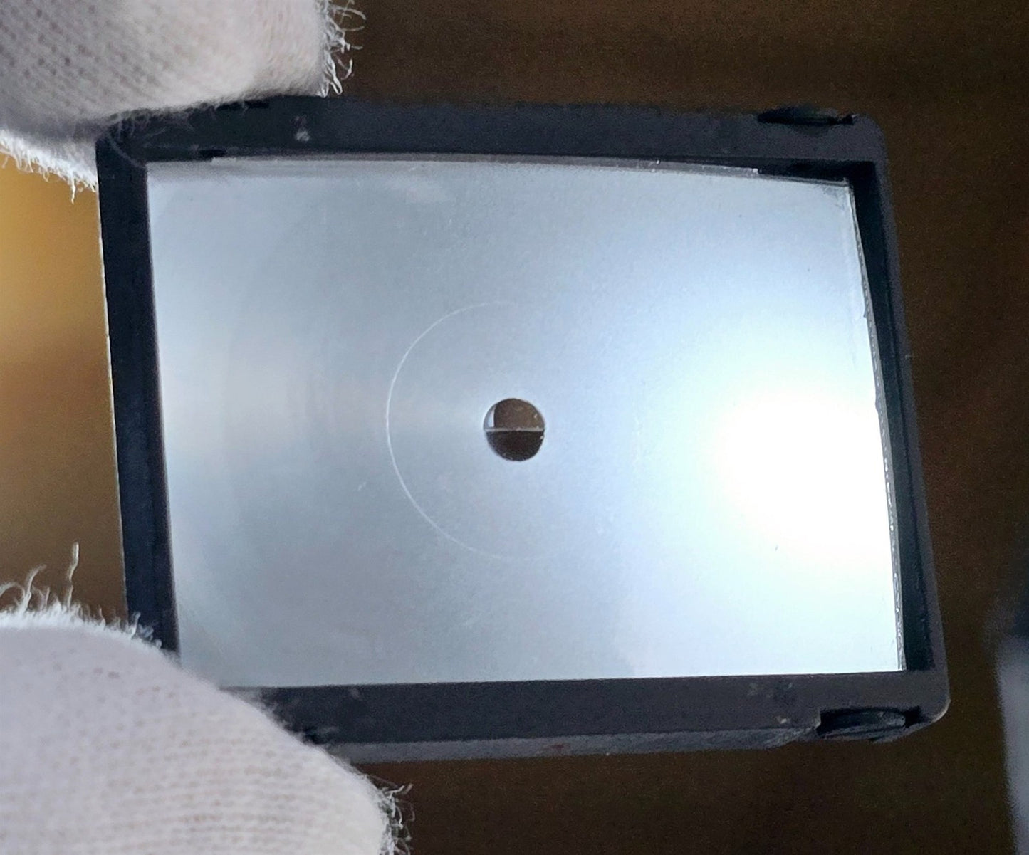 [Pre-owned] Nikon Focusing Screen Type A Split Image for F F2 — Mint — Japan #5041