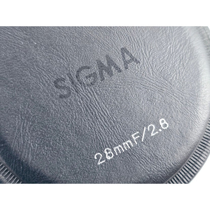 [Pre-owned] Sigma Hard Lens Case for 28mm F2.8 — Near MINT — Japan #4644