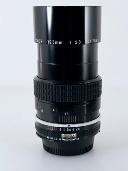 🌸[Near MINT] Nikon Ai Nikkor 135mm F2.8 MF Lens for F2 FE2 FM2 F3 FM3A Japan