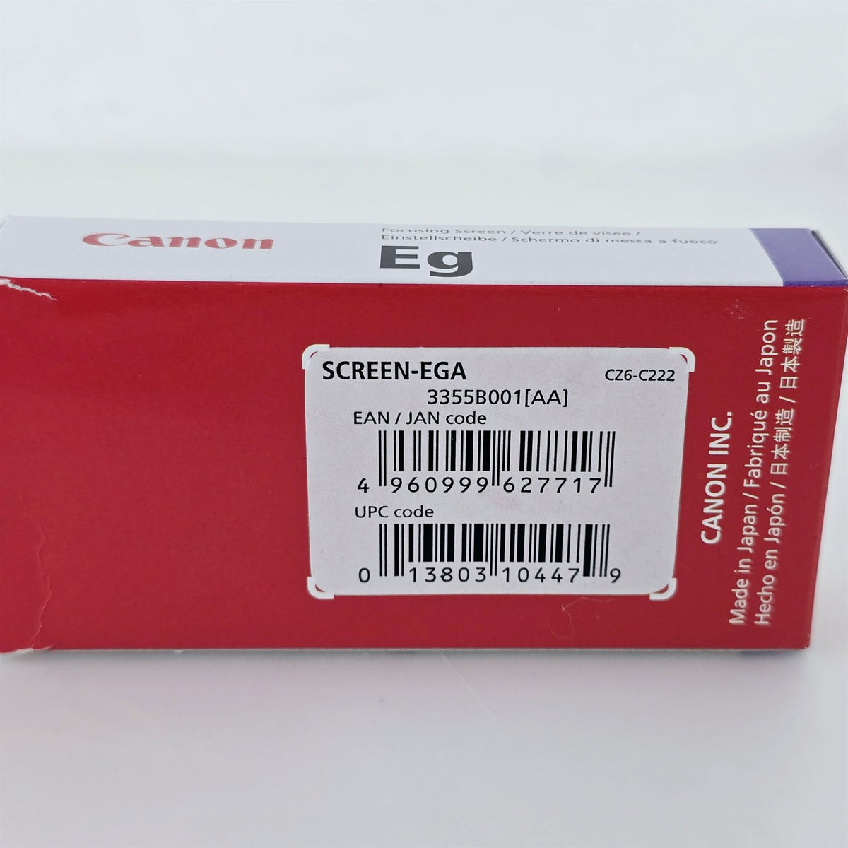 [Pre-owned] Canon Focusing Screen Eg-A Precision Matte for EOS 5D Mark II — Unused — Japan #5721
