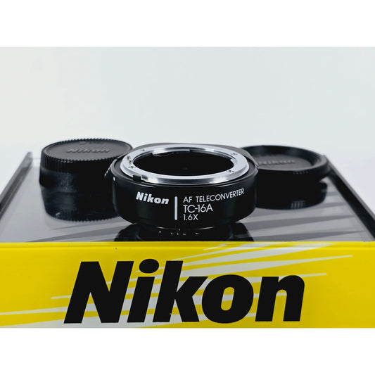 [Pre-owned] Nikon AF Teleconverter TC-16A 1.6X Genuine F Mount — Near MINT+++ — Japan #2634