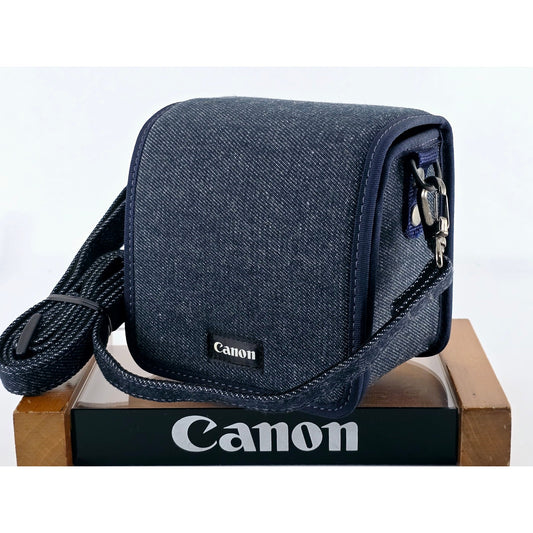 [Pre-owned] Genuine Canon Camera Lens Shoulder Bag Pouch Mini Pochette — MINT — Japan #3933