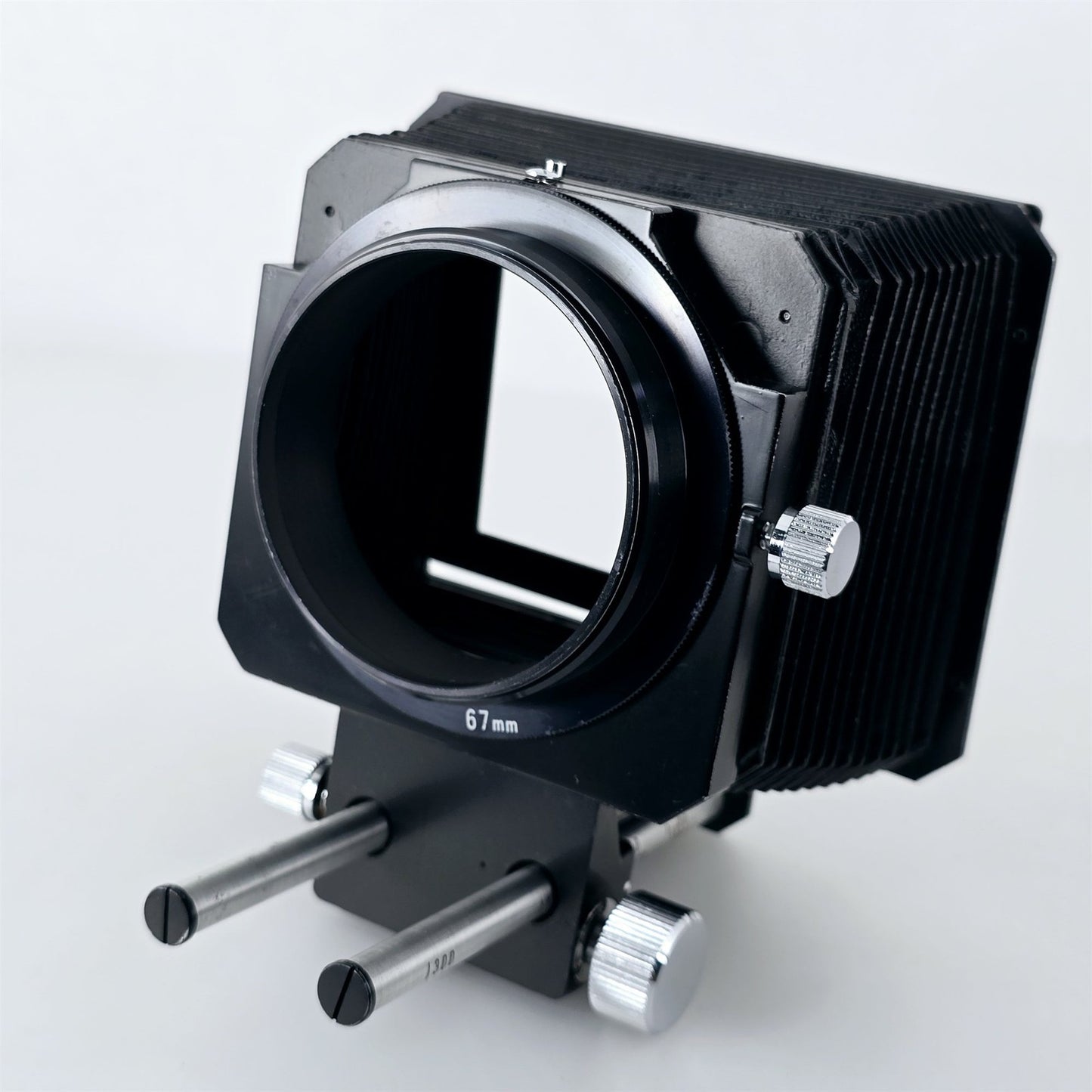 [Pre-owned] Mamiya Bellows Lens Hood for 645 150/210/300mm w/67mm Ring — Near Mint+++ — Japan #5363