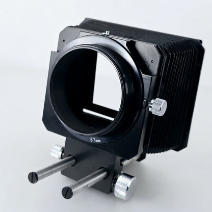[Pre-owned] Mamiya Bellows Lens Hood for 645 150/210/300mm w/67mm Ring — Near Mint+++ — Japan #5363
