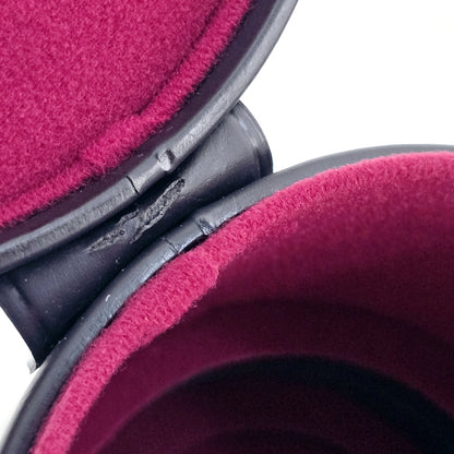 [Pre-owned] Nikon CL-76 Hard Leather Lens Case w/ Strap for AF 17-35mm f/2.8D — Mint — Japan #5457