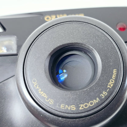 [Pre-owned] Olympus OZ 120 Zoom Point & Shoot 35mm Film Camera Black — Near Mint — Japan #5652