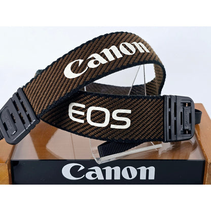 [Pre-owned] Canon Genuine EOS Camera Neck Shoulder Strap 1.57in (4cm) — MINT — Japan #4978