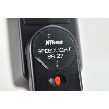 [Pre-owned] Nikon Speedlight SB-27 Shoe Mount Flash w/ Case — Near MINT+++ — Japan #2090