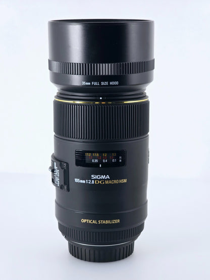 🌸[Near MINT+++] Sigma EX 105mm F2.8 DG Macro HSM OS AF Lens for Canon EF Japan