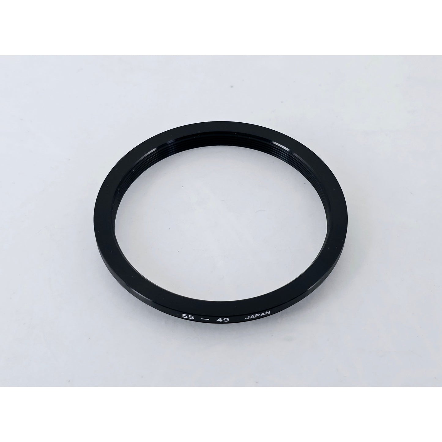 [Pre-owned] Metal Step Down Adapter Ring 55mm Lens to 49mm Filter Converter — MINT — Japan #4513