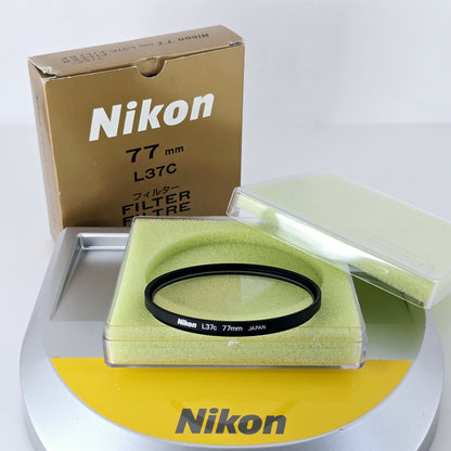 [Pre-owned] Nikon L37C 77mm UV Protective Lens Filter — Mint — Japan #5470