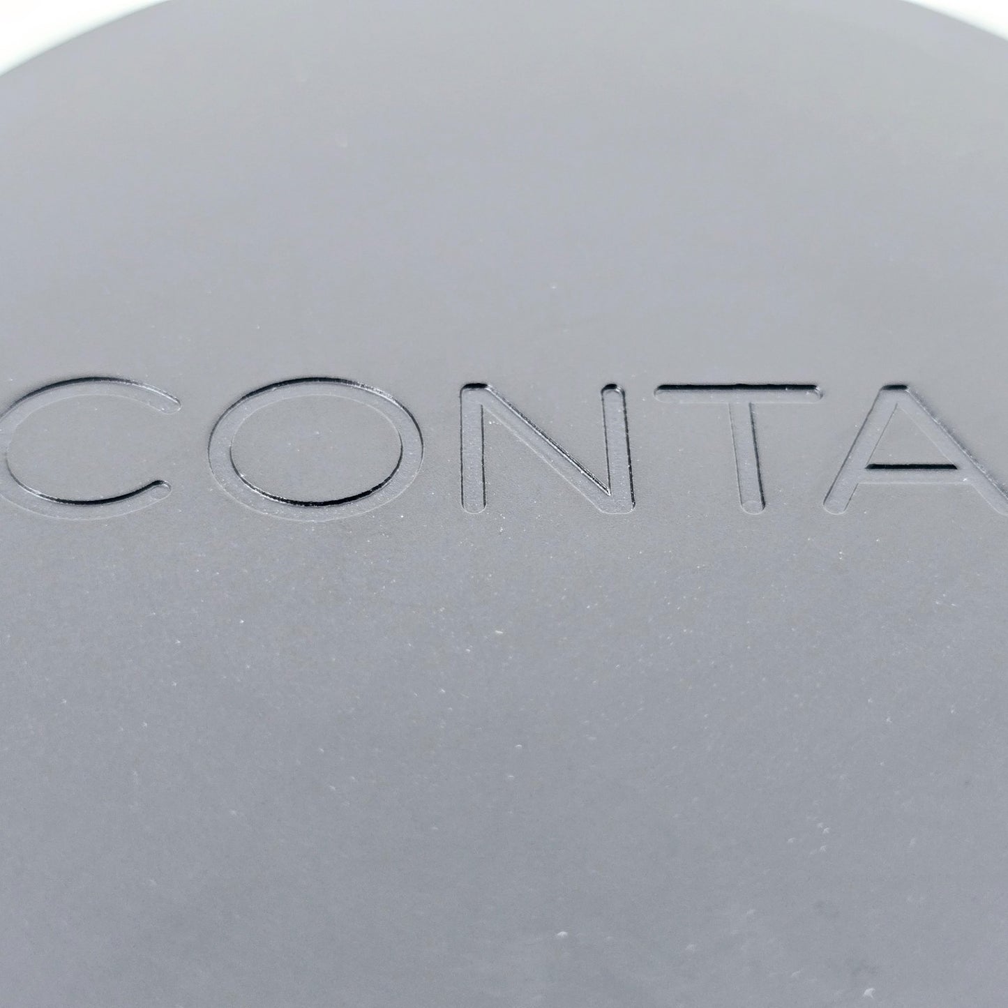 [Pre-owned] Contax Metal Lens Cap Black 89mm K84 K-84 — MINT — Japan #1765