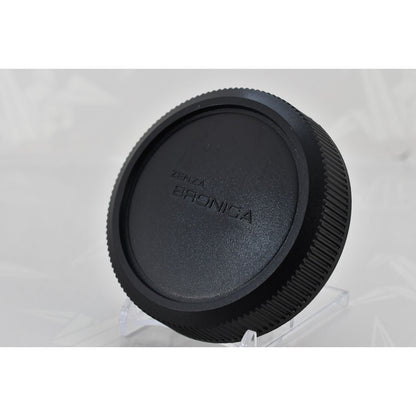 [Pre-owned] Zenza Bronica ETR Body Cap & Rear Lens Cap — Top MINT — Japan #2186