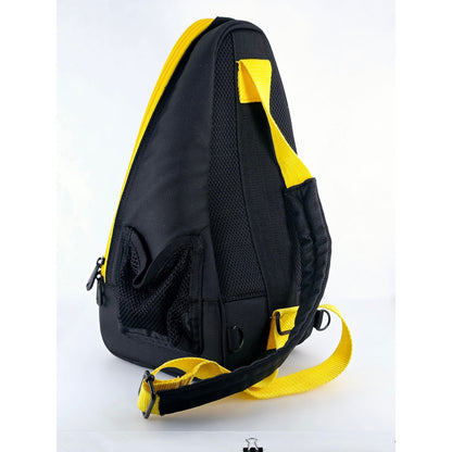 [Pre-owned] Genuine Nikon Camera Shoulder Bag Black/Yellow — MINT — Japan #5067