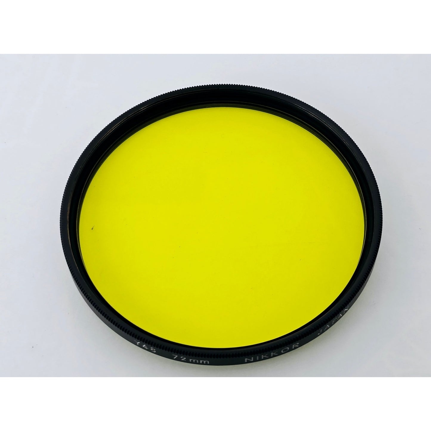 [Pre-owned] Nikon Y48 72mm Yellow Lens Filter — MINT — Japan #5024
