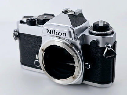 New Seal🌸[MINT] Nikon FE Silver SLR 35mm Film Camera Body Only From Japan
