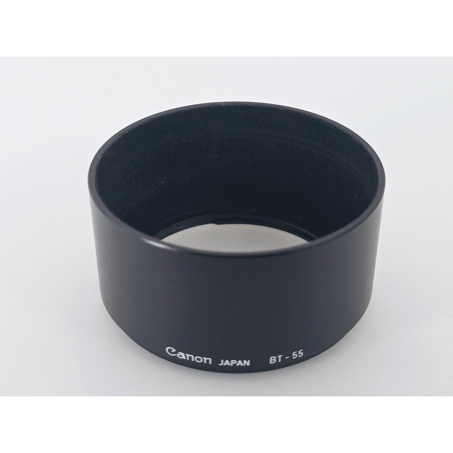 [Pre-owned] Canon BT-55 Lens Hood for Canon FD 100mm f/2.8 & 85mm f/1.8 S.S.C. — Near MINT — Japan #4673