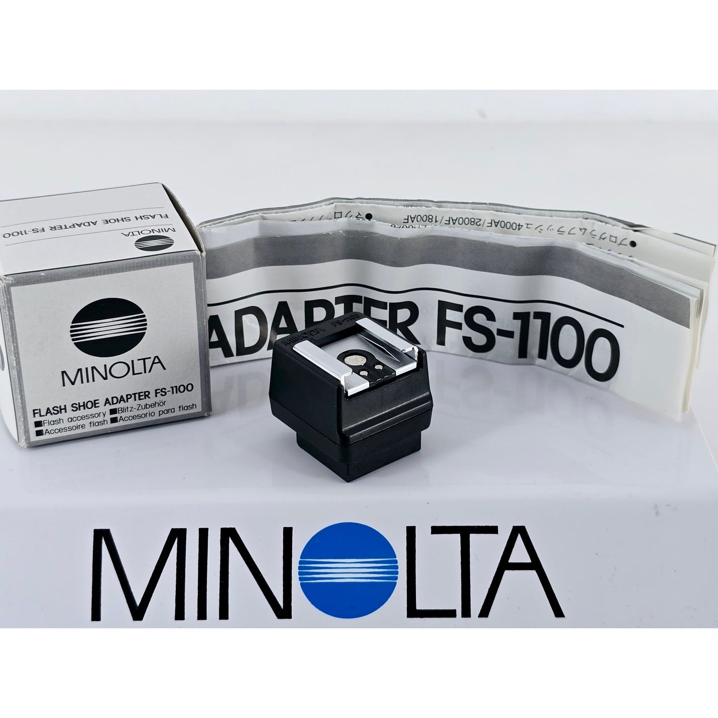 [Pre-owned] Minolta FS-1100 Flash Hot Shoe Adapter — Unused — Japan #4427