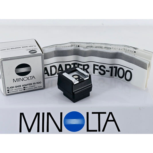 [Pre-owned] Minolta FS-1100 Flash Hot Shoe Adapter — Unused — Japan #4427