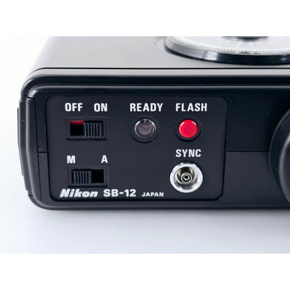 [Pre-owned] Nikon Speedlight SB-12 Shoe Mount Flash for F3 HP — Near MINT+++ — Japan #5125