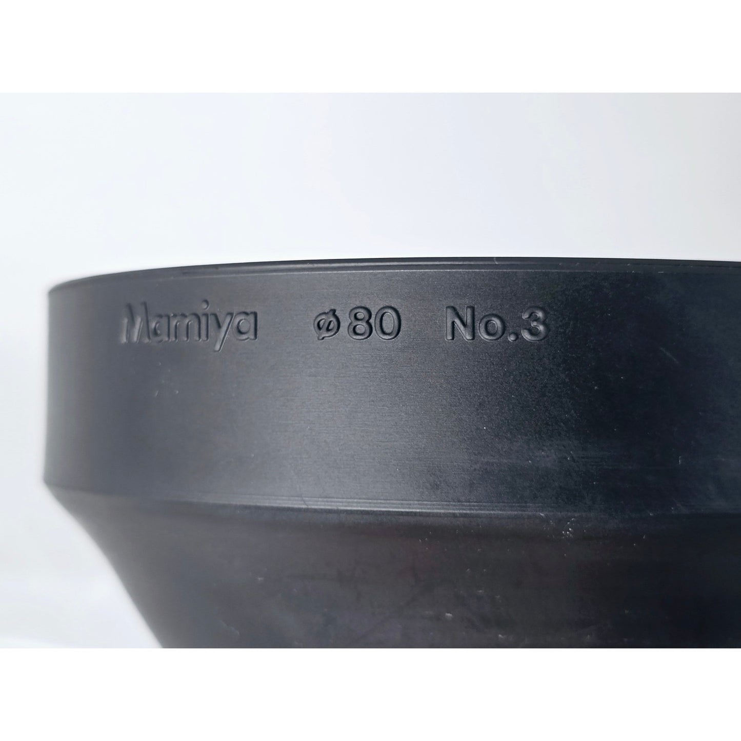 [Pre-owned] Mamiya Φ80 80mm No.3 Rubber Lens Hood for 360/500mm RB/RZ67 — Near MINT — Japan #3612