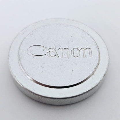 [Pre-owned] Canon 42mm Push On Metal Front Lens Cap for L39 — Excellent+++++ — Japan #5379