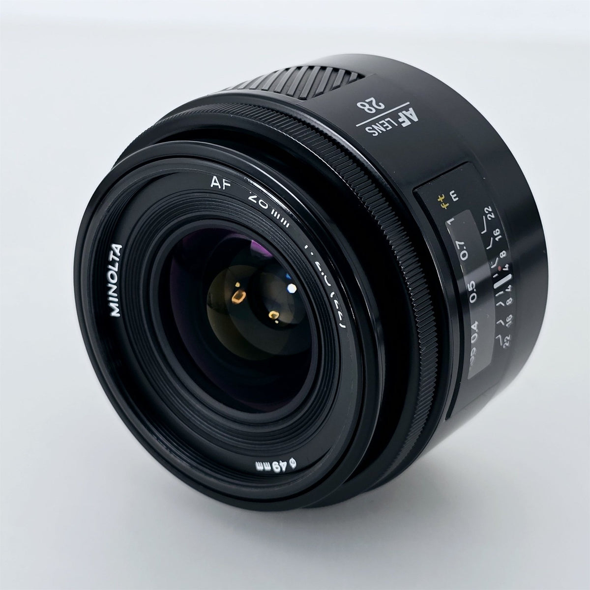 [Pre-owned] Minolta AF 28mm F2.8 Wide Angle Prime Lens for Sony A Mount — Mint — Japan #5795
