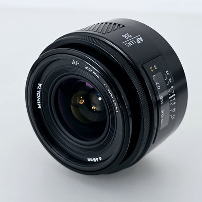 [Pre-owned] Minolta AF 28mm F2.8 Wide Angle Prime Lens for Sony A Mount — Mint — Japan #5795