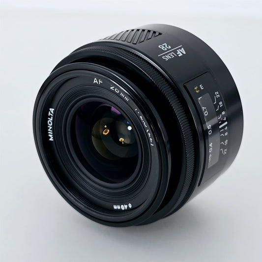 [Pre-owned] Minolta AF 28mm F2.8 Wide Angle Prime Lens for Sony A Mount — Mint — Japan #5795
