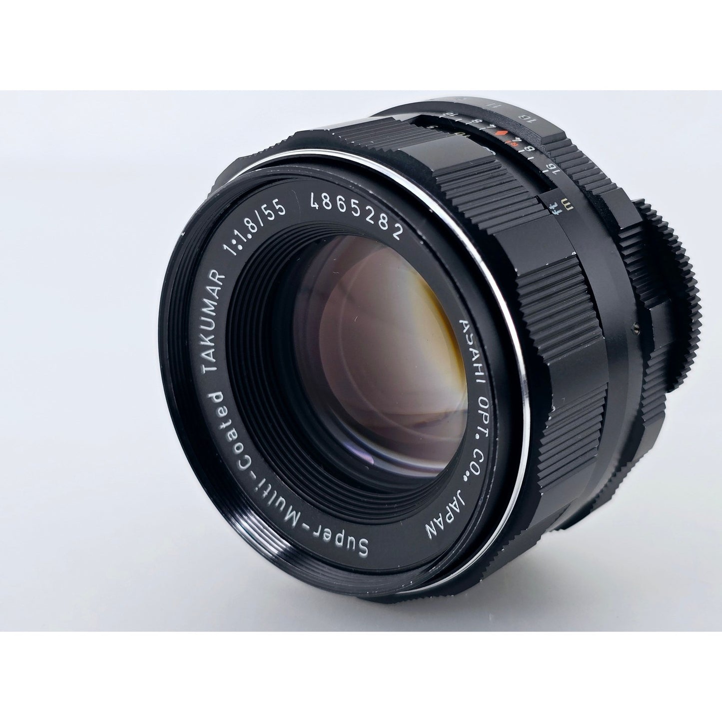 [Pre-owned] Pentax Super Multi Coated Takumar 55mm F1.8 SMC MF Lens M42 — Near MINT — Japan #4760