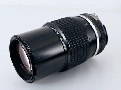 🌸[Near MINT+++] Nikon Ai Nikkor 200mm F4 Telephoto MF Lens F Mount From Japan