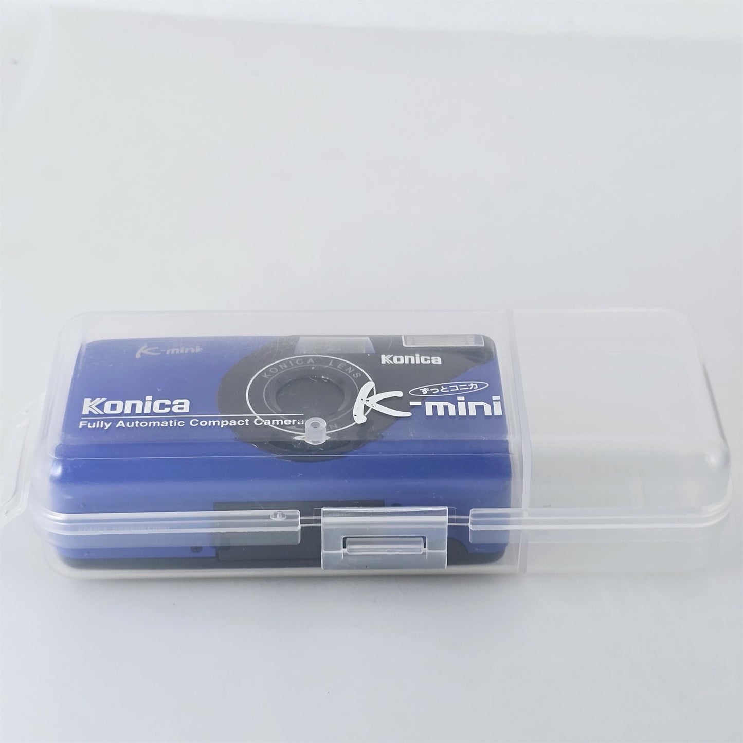 [Pre-owned] Konica K-mini Blue E124 35mm Compact Film Camera — Top Mint — Japan #5244