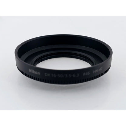 [Pre-owned] Nikon Lens Hood HN-40 for DX 16-50mm F3.5-6.3 VR 46mm — MINT — Japan #3885
