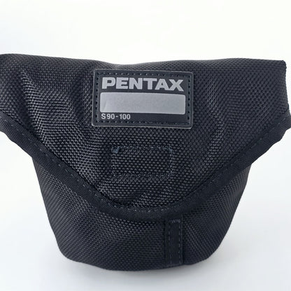 [Pre-owned] Genuine Pentax S80-80 S90-100 Soft Lens Case Pouch — Top Mint — Japan #5405