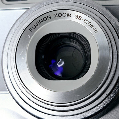 [Pre-owned] Fujifilm Zoom Date 120V Point & Shoot 35mm Film Camera — Mint — Japan #5821