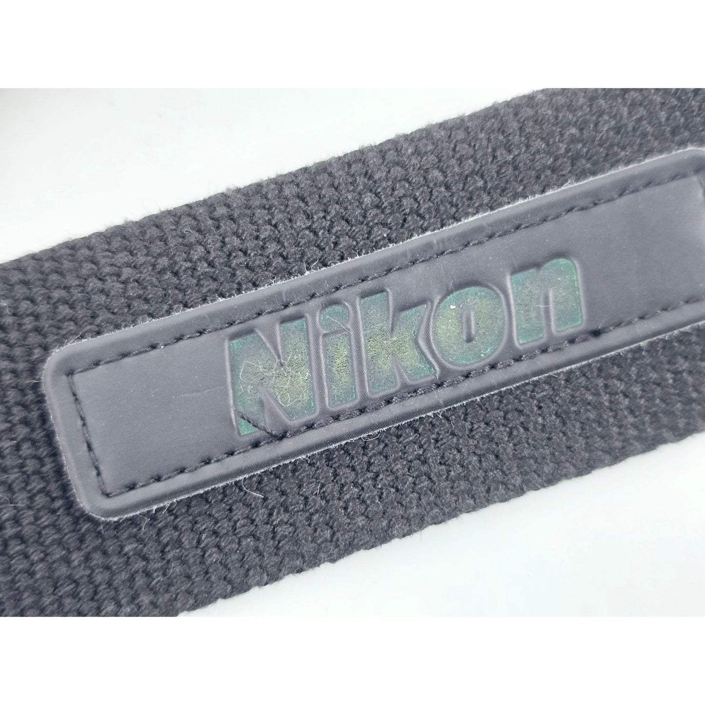 [Pre-owned] Nikon Genuine Camera Neck Strap Black 1.5in (3.8cm) — Near MINT — Japan #3015