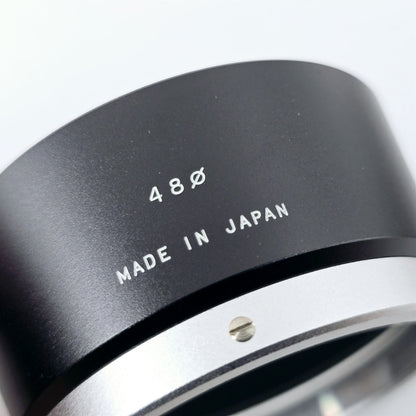 [Pre-owned] Genuine Fujica Metal Lens Hood 48mm for Single-8 Z2 — Top Mint — Japan #5371