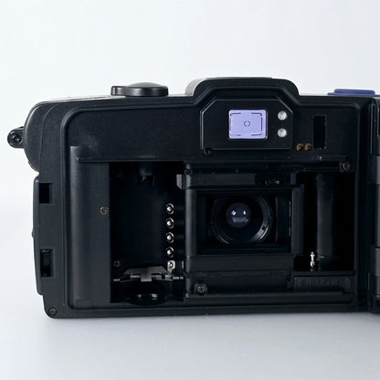 [Pre-owned] Fuji Work Record Panorama Point & Shoot Film Camera 28mm Lens — Near Mint — Japan #5806
