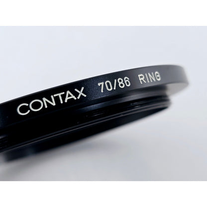 [Pre-owned] Contax Genuine Metal 70/86 Step Up Ring Adapter — MINT — Japan #4234
