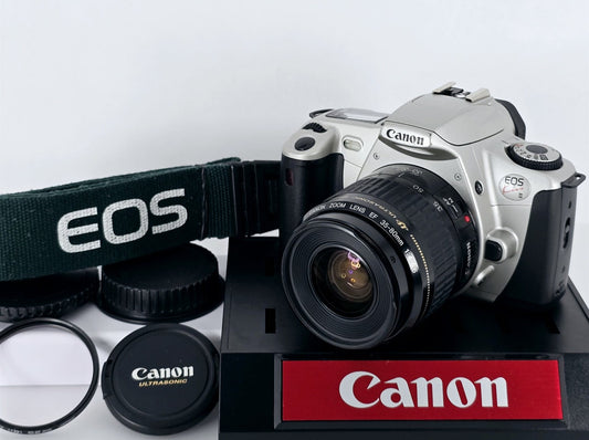 [Pre-owned] Canon EOS Kiss III 35mm Film Camera with EF 35-80mm AF Lens — Near Mint — Japan #5421