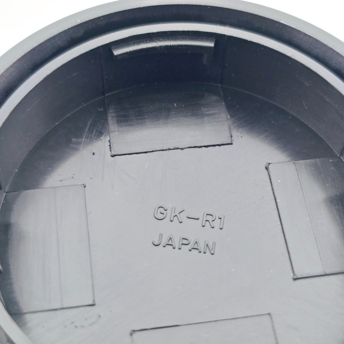 [Pre-owned] Contax GK-B Chrome Body Cap & GK-R1 Rear Lens Cap Set for G1 G2 — Top MINT — Japan #1859