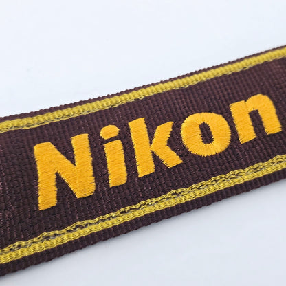 [Pre-owned] Nikon AN-6W Wide Nylon Neck Strap 1.77in (Plastic Buckle, For F3) — Top MINT — Japan #1864
