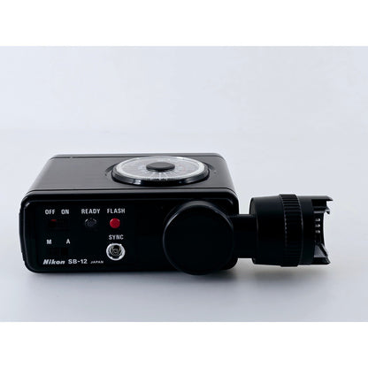 [Pre-owned] Nikon Speedlight SB-12 Shoe Mount Flash for F3 HP — Near MINT+++ — Japan #5125