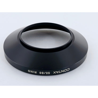 [Pre-owned] Contax Genuine Metal 55-86 Step Up Ring Adapter — Unused — Japan #3953