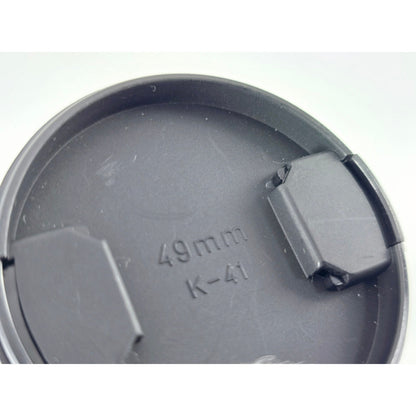 [Pre-owned] Contax K-41 49mm Snap-On Plastic Front Lens Cap — Near MINT — Japan #2983