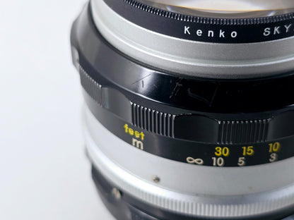 6 Blades Early Model🌸[Near MINT+++] Nikon Nikkor-S Auto 50mm F1.4 MF Lens Japan